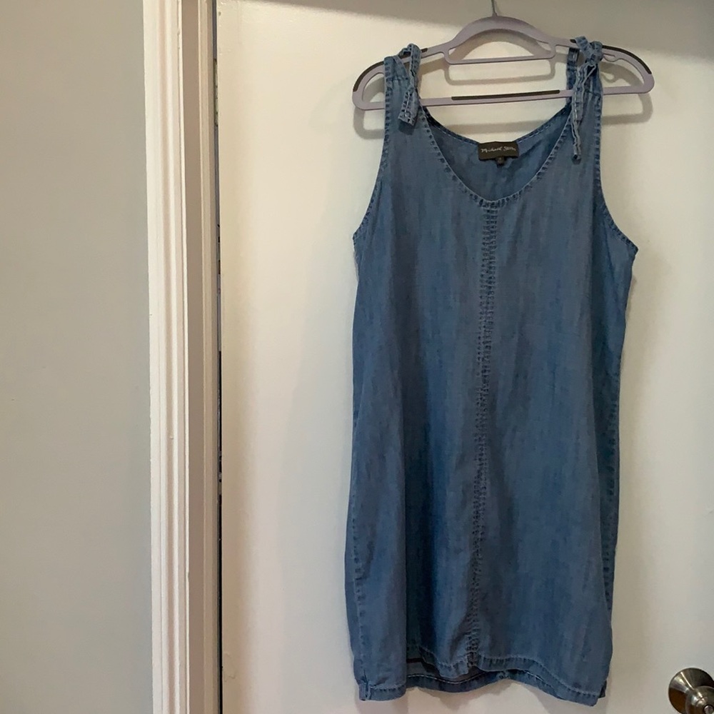 Michael Stars chambray shift dress